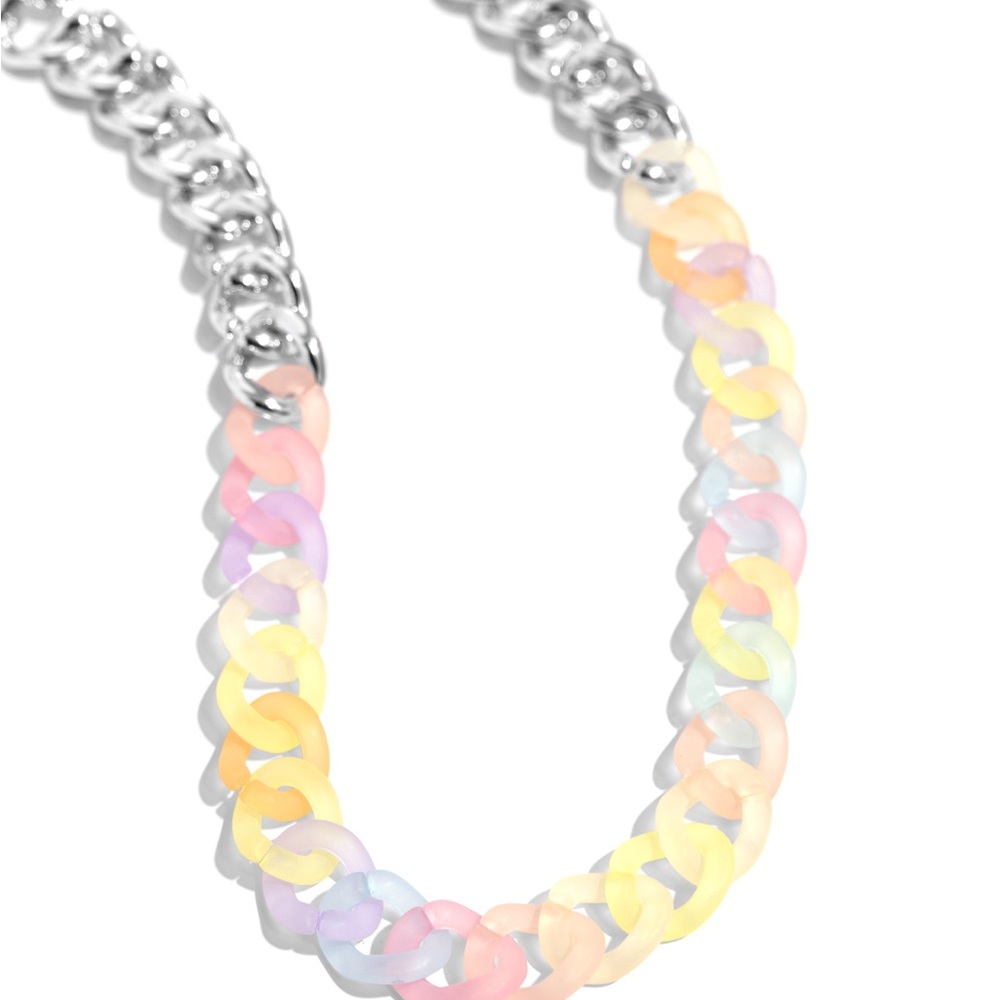 Paparazzi Silver and Pastel Necklace